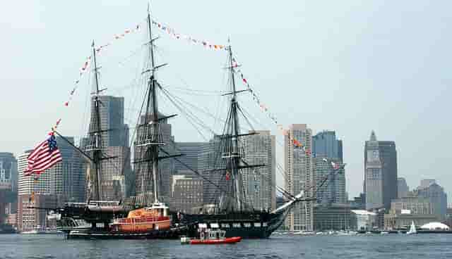 USS Constitution ship in Boston